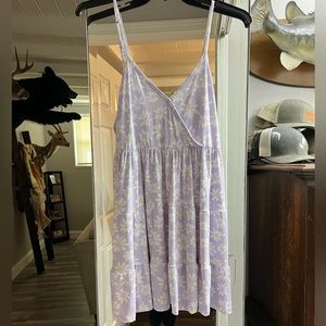 Purple Daisy Summer Dress